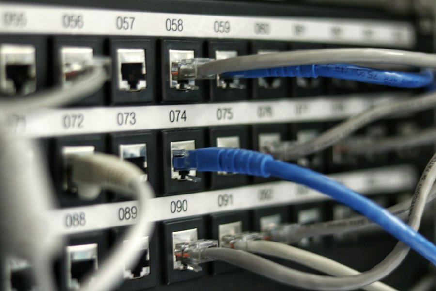Enterprise network switches and structured cabling